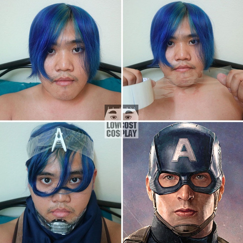 Este tipo hace cosplay barato, enojado y con materiales improvisados