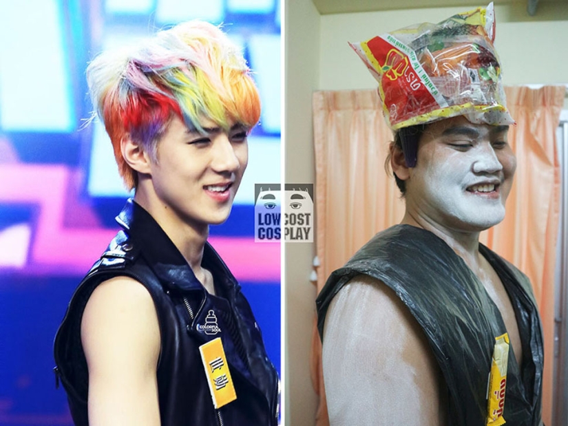 Este tipo hace cosplay barato, enojado y con materiales improvisados