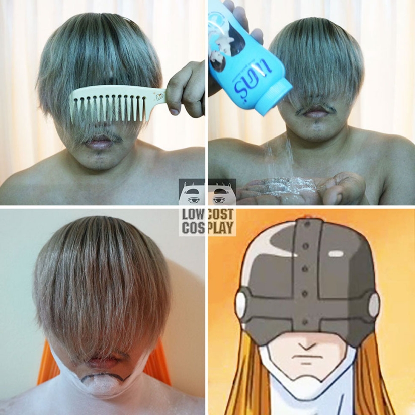 Este tipo hace cosplay barato, enojado y con materiales improvisados