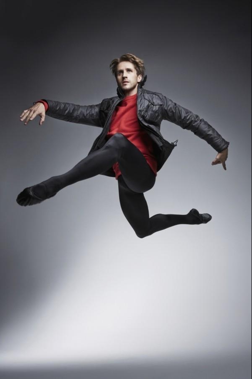 Estrellas del Teatro Bolshoi en un proyecto fotográfico para Peuterey