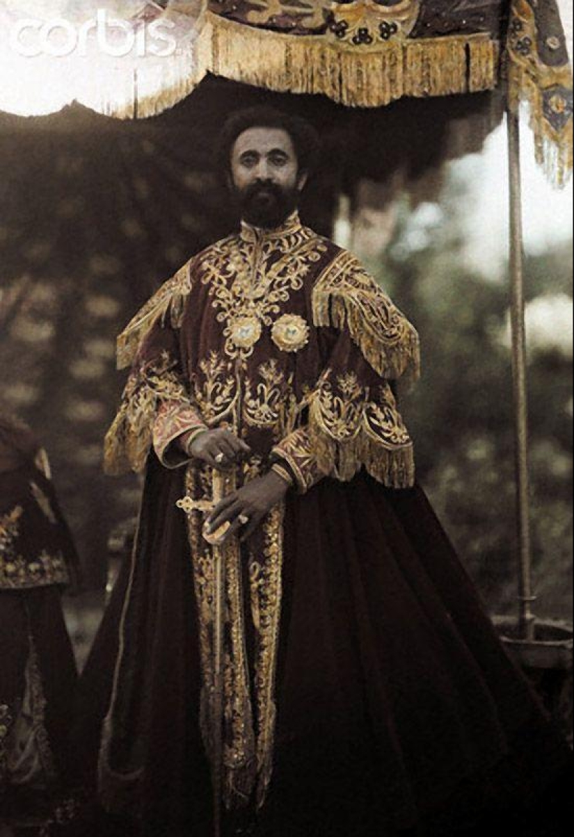 Ethiopia 1931 in color. Modernization of feudalism