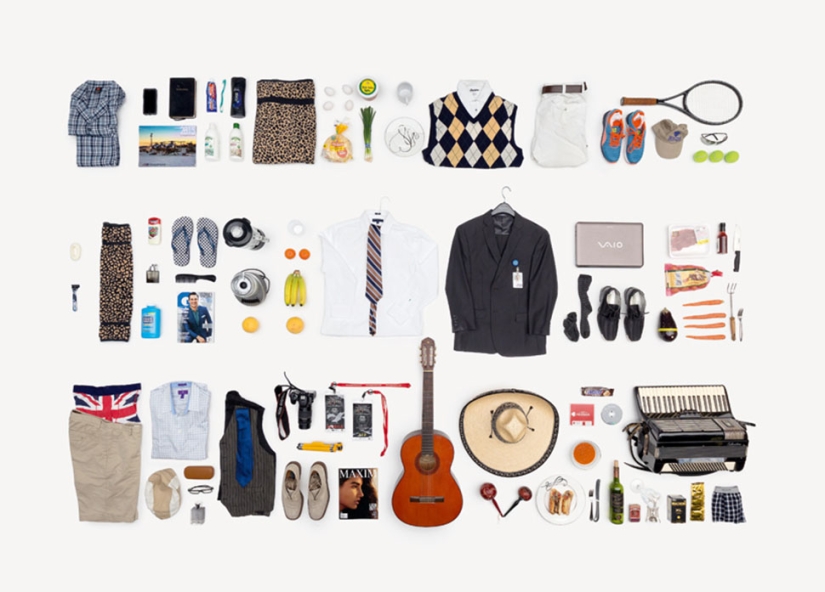 Everything we touch during the day, or what the everyday things of an individual can tell us about