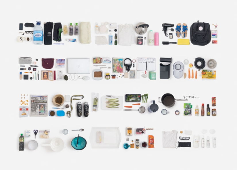 Everything we touch during the day, or what the everyday things of an individual can tell us about