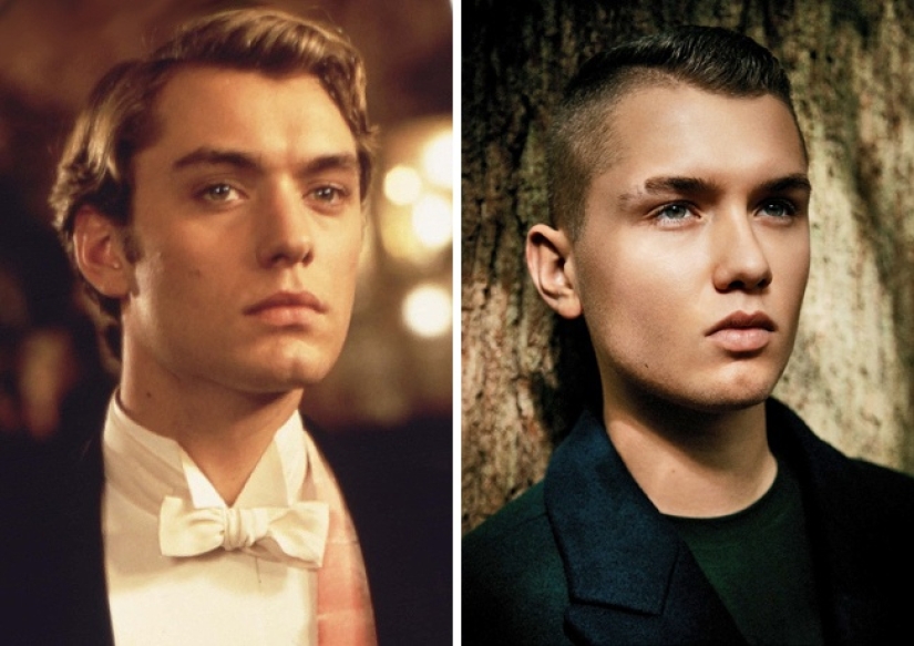 Exact copy: at what age did famous fathers look like their sons now