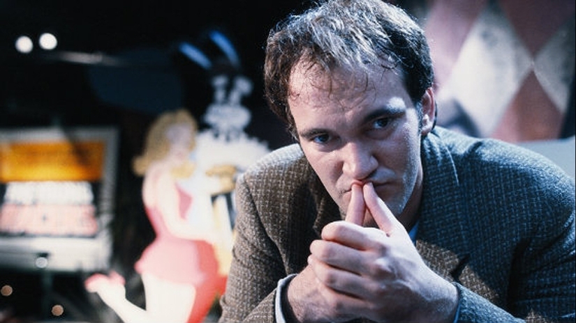 Exclusive footage from the filming of "Pulp Fiction"