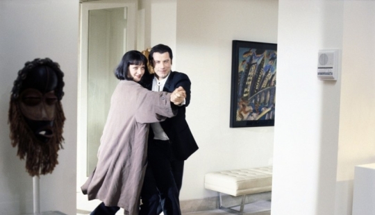 Exclusive footage from the filming of "Pulp Fiction" Exclusive footage from the filming of "Pulp Fiction"