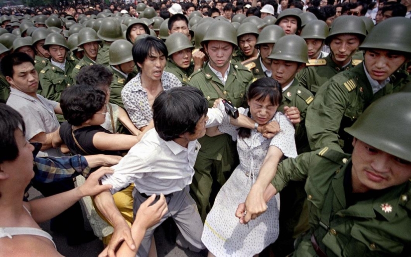Execution of demonstrators in Tiananmen Square 25 years ago