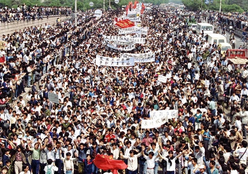 Execution of demonstrators in Tiananmen Square 25 years ago