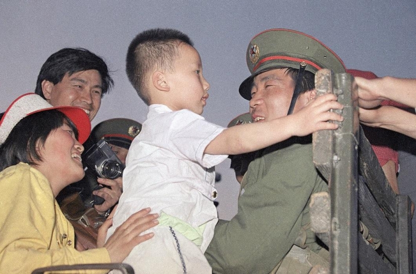 Execution of demonstrators in Tiananmen Square 25 years ago