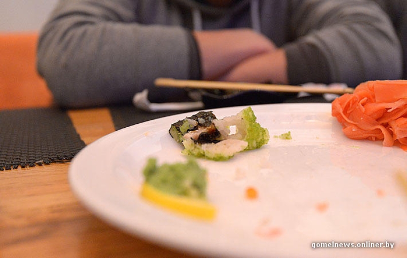 Experiment: a real Japanese tried real Gomel sushi Experiment: a real Japanese tried real Gomel sushi