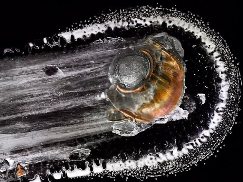 Exploding galaxies - how a bullet breaks organic glass Exploding galaxies - how a bullet breaks organic glass