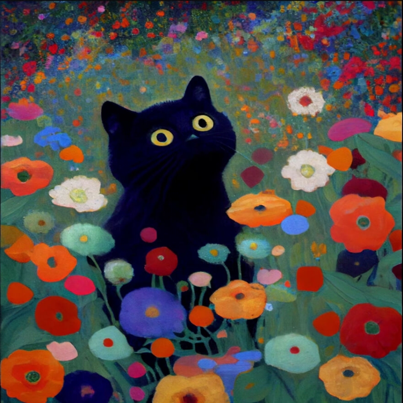 Exploring Iconic Artworks With A Feline Twist: My Journey Through A World Where Chic Black Cats Rule The Canvas