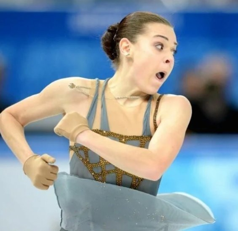 Expresiones faciales divertidas: 10 fotos heroicas de patinadores de la competencia Expresiones faciales divertidas: 10 fotos heroicas de patinadores de la competencia