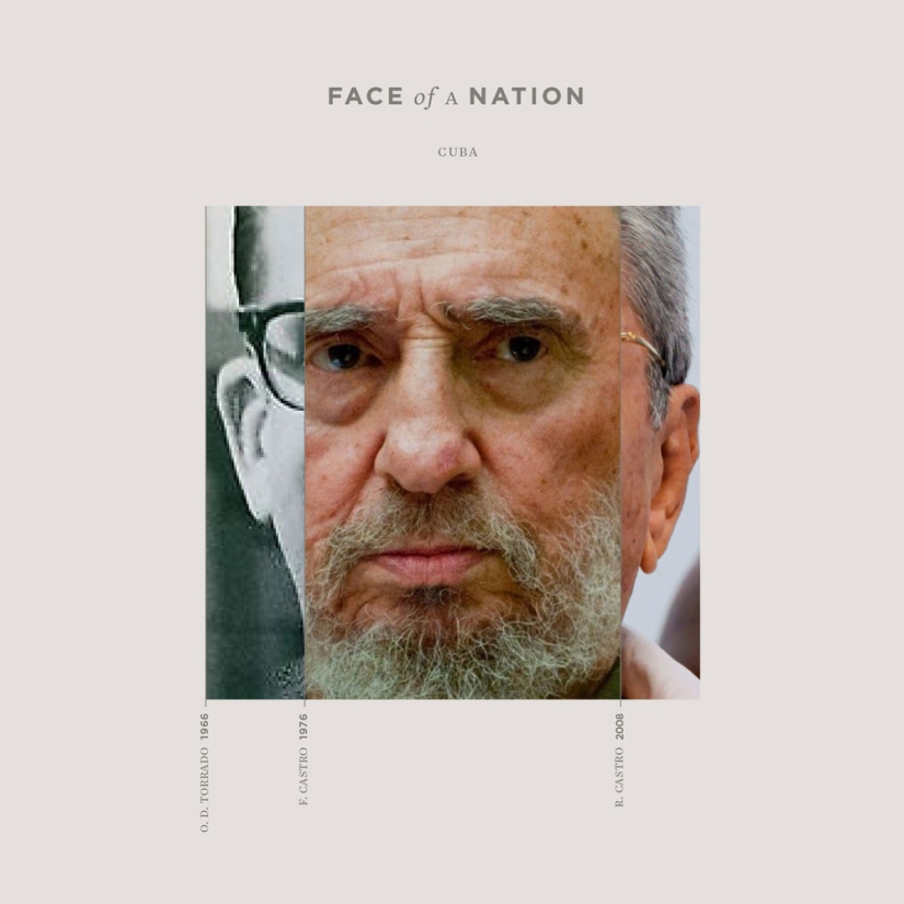 Face of the Nation: what can be seen by combining portraits of leaders in one Face of the Nation: what can be seen by combining portraits of leaders in one