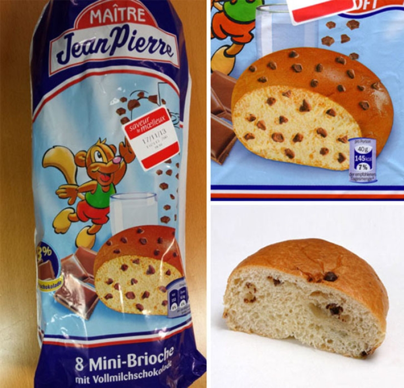 False packaging: when reality and expectations are thousands of light years apart