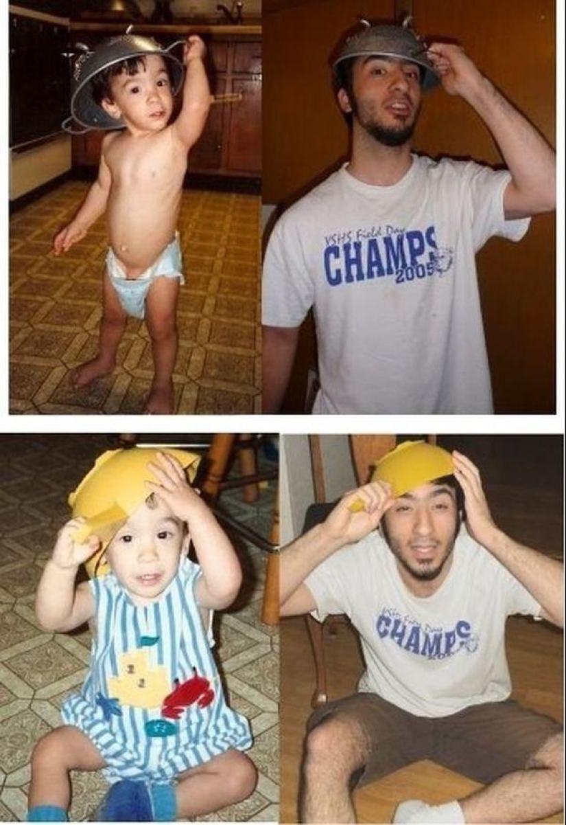 Family photos - then and now Family photos - then and now