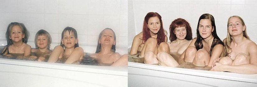 Family photos - then and now Family photos - then and now