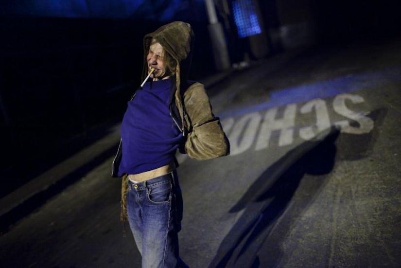 Family relationships of homeless people from the New York subway