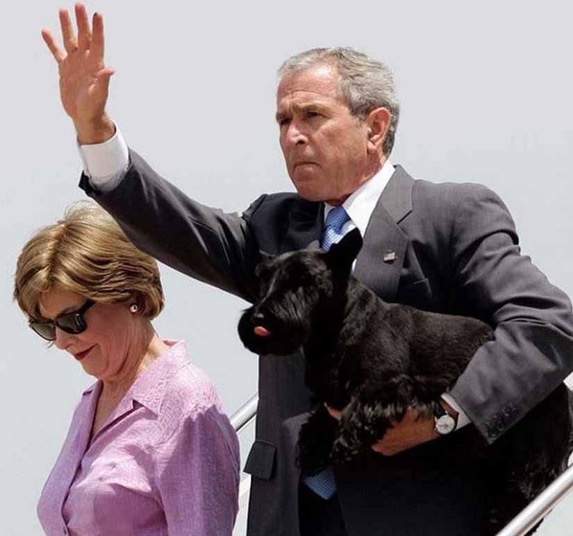 Famous politicians and their four-legged pets