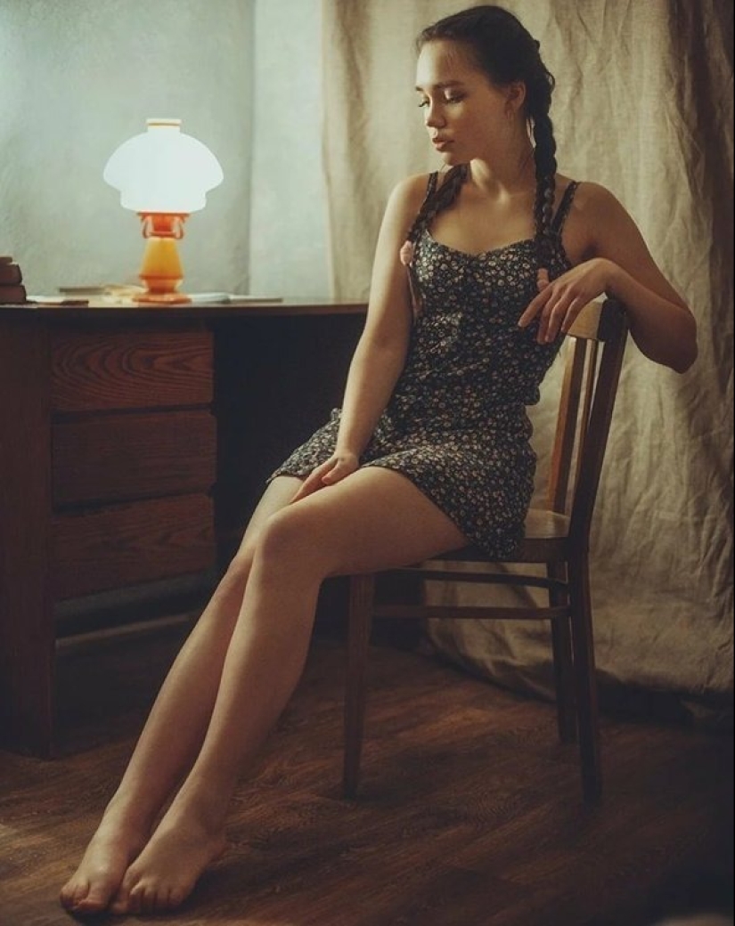 "Fantasía sin límites" en las tomas de bellezas del interior rural de Anton Zhilin