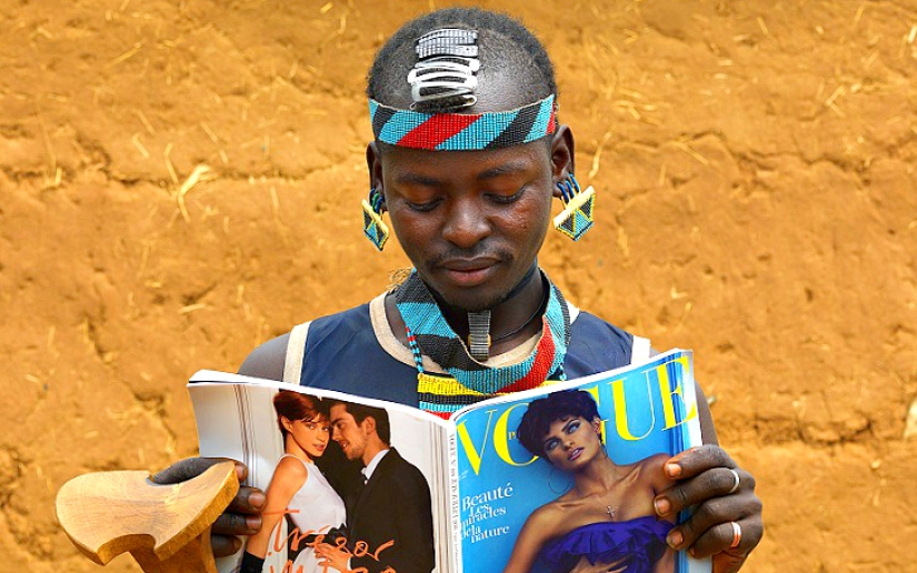 Fashion tribe in Ethiopia