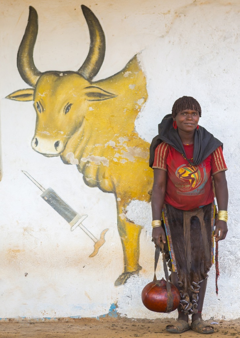 Fashion tribe in Ethiopia
