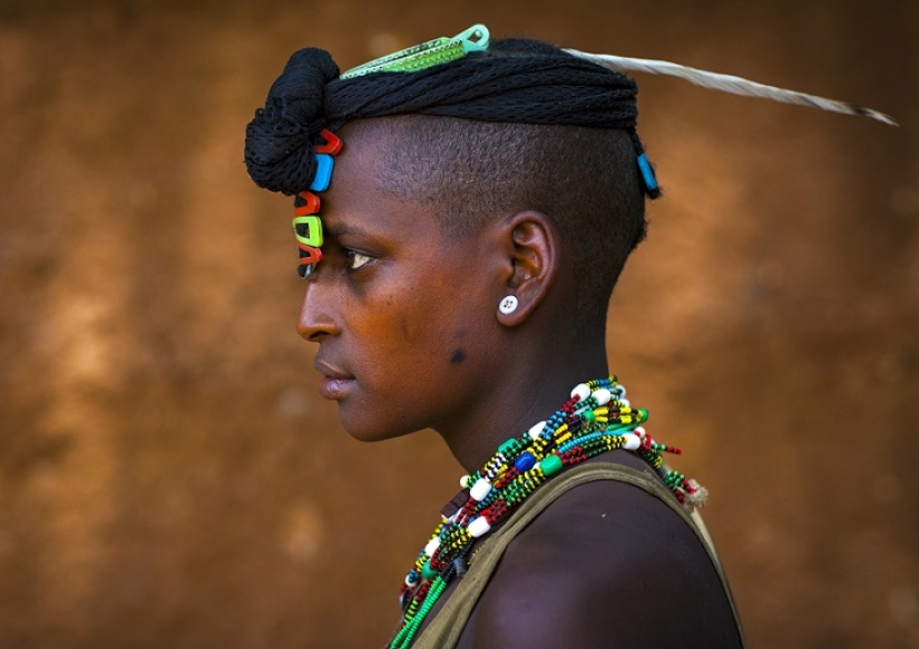 Fashion tribe in Ethiopia