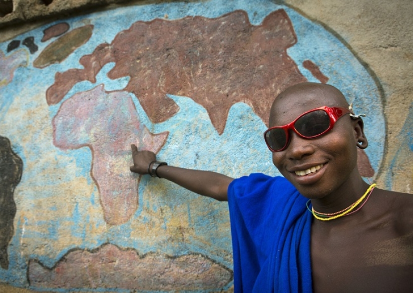 Fashion tribe in Ethiopia