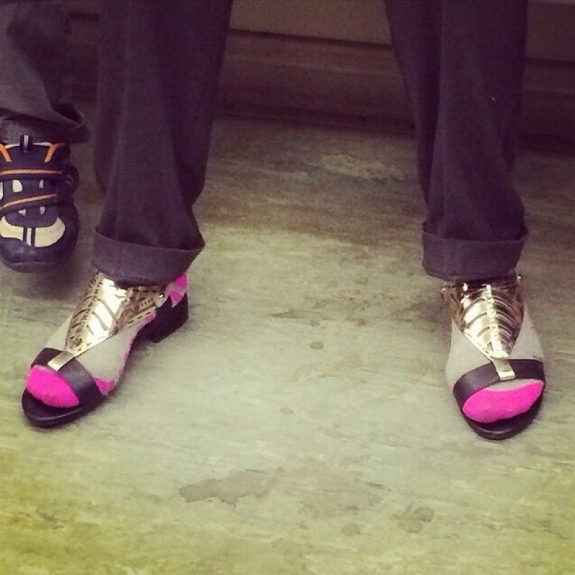 Fashionable people of the Moscow metro