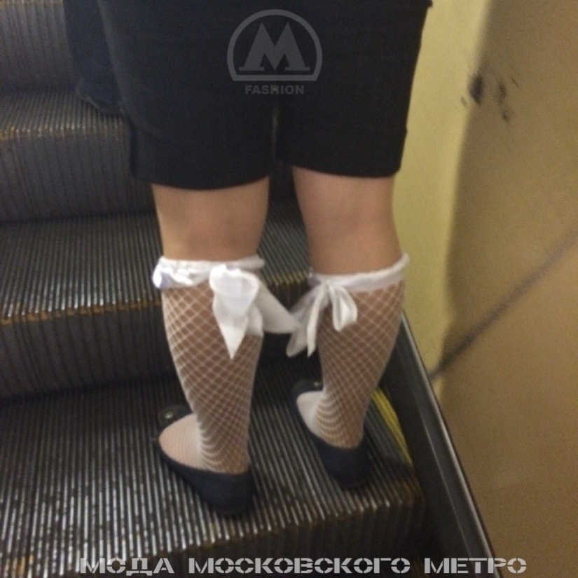 Fashionable people of the Moscow metro
