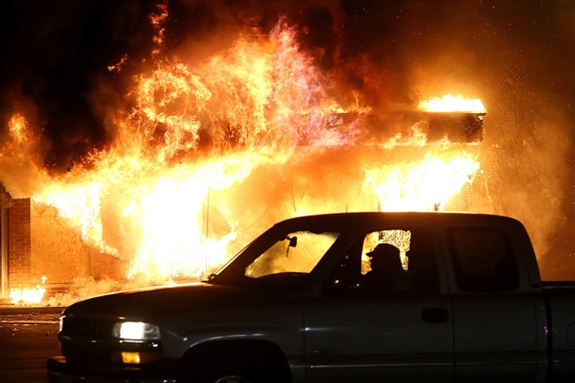 Ferguson on fire