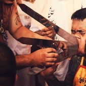 Festival Vegetariano Sangriento en Tailandia