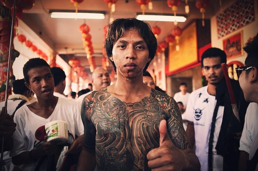 Festival Vegetariano Sangriento en Tailandia Festival Vegetariano Sangriento en Tailandia