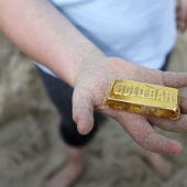 Fiebre del Oro Británica en la playa de Folkestone