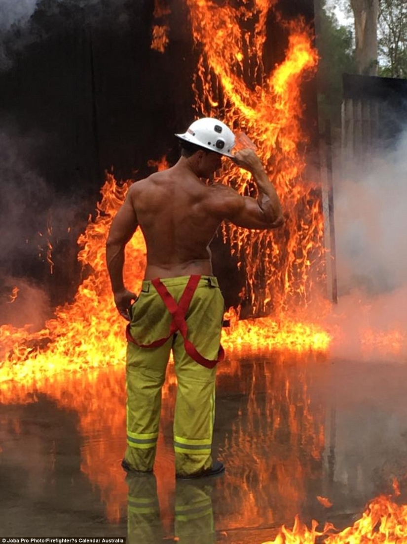 Fiery backstage: photos from the shooting of the charity calendar with naked firefighters Fiery backstage: photos from the shooting of the charity calendar with naked firefighters