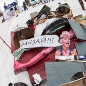 Fiesta fuerte en Snezhny: la carrera de snowboard más creativa de Rusia