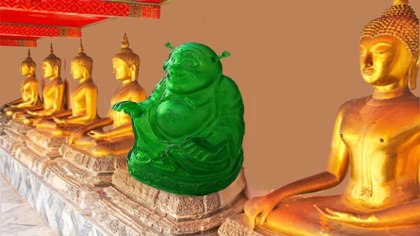 Filipina prayed to the Shrek figurine for four years, considering him a Buddha