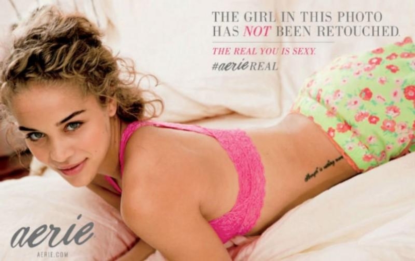 First lingerie ad without photoshop First lingerie ad without photoshop