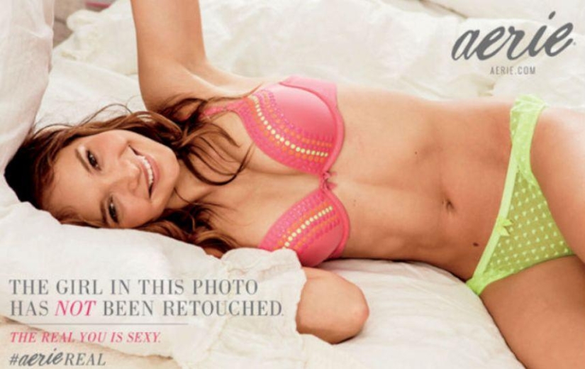 First lingerie ad without photoshop First lingerie ad without photoshop