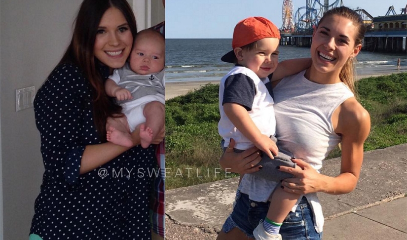 Fitness blogger proved on Instagram that weight is just numbers Fitness blogger proved on Instagram that weight is just numbers