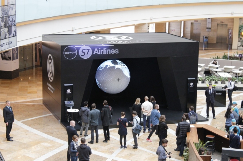 Flying in a dream and in reality: S7 Airlines presented a unique Imagination Machine in Moscow Flying in a dream and in reality: S7 Airlines presented a unique Imagination Machine in Moscow