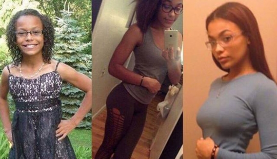 Former "ugly ducklings" share photos before and after as part of a flash mob on Facebook