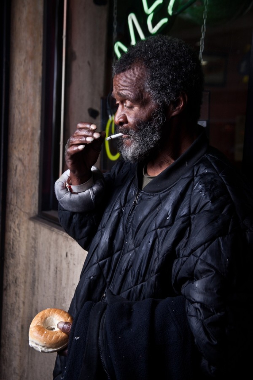 Foto a cambio de un bagel