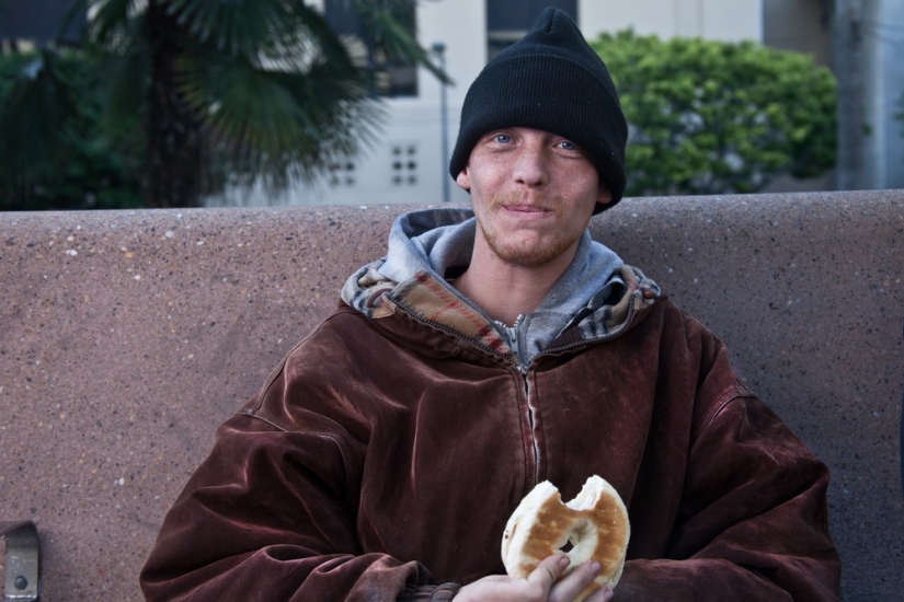 Foto a cambio de un bagel