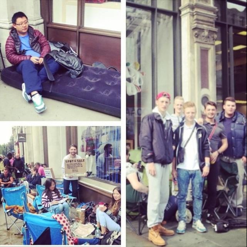 Fotos de colas para iPhone 6 en todo el mundo