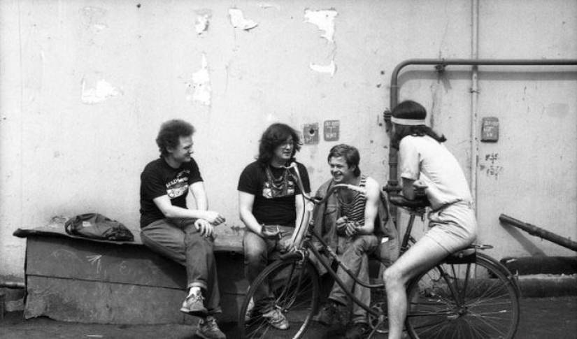 Fotos de los archivos personales de las estrellas de rock rusas.