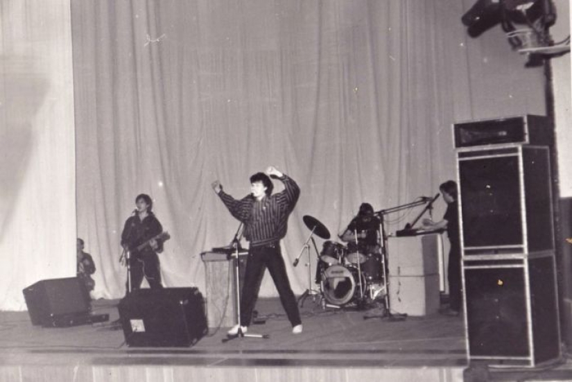 Fotos de los archivos personales de las estrellas de rock rusas.