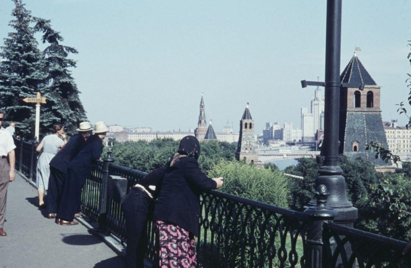 Fotos en color del verano de Moscú en 1961 Fotos en color del verano de Moscú en 1961