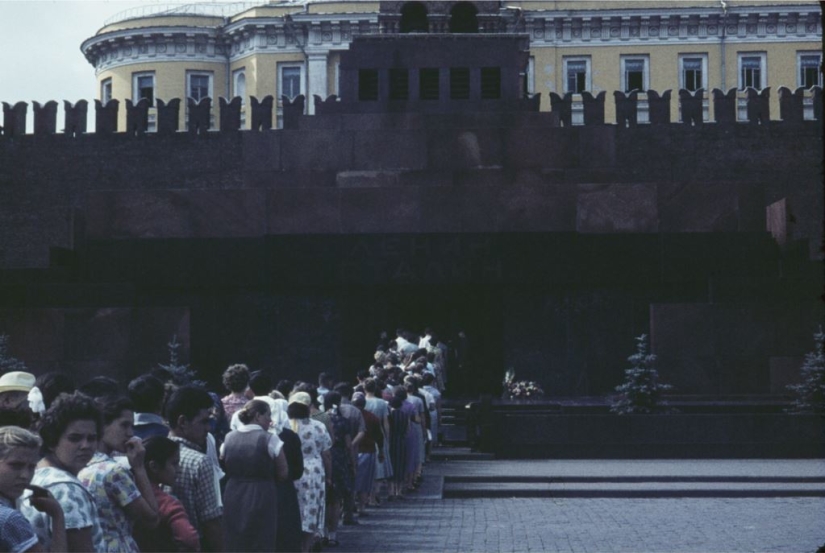 Fotos en color del verano de Moscú en 1961 Fotos en color del verano de Moscú en 1961