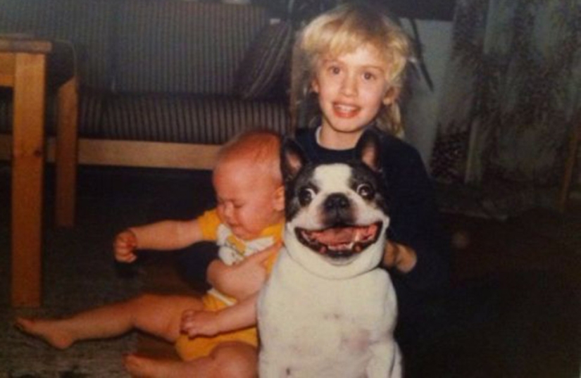 Fotos familiares muy extrañas con mascotas